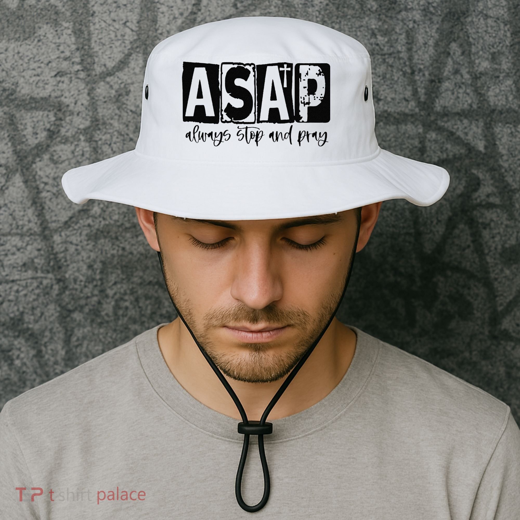Christian for  ASAP Always Stop and Pray Bucket Hat