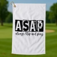 Christian for  ASAP Always Stop and Pray Golf Towel thumb 1