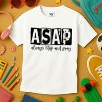 Christian for  ASAP Always Stop and Pray Kids T-Shirt thumb 3