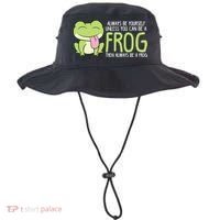 Cute Frog Always Be Yourself Unless You Can Be A Frog Bucket Hat thumb 0