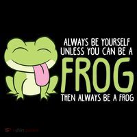 Cute Frog Always Be Yourself Unless You Can Be A Frog Women's Hoodie thumb 2
