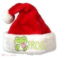 Cute Frog Always Be Yourself Unless You Can Be A Frog Santa Hat thumb 0