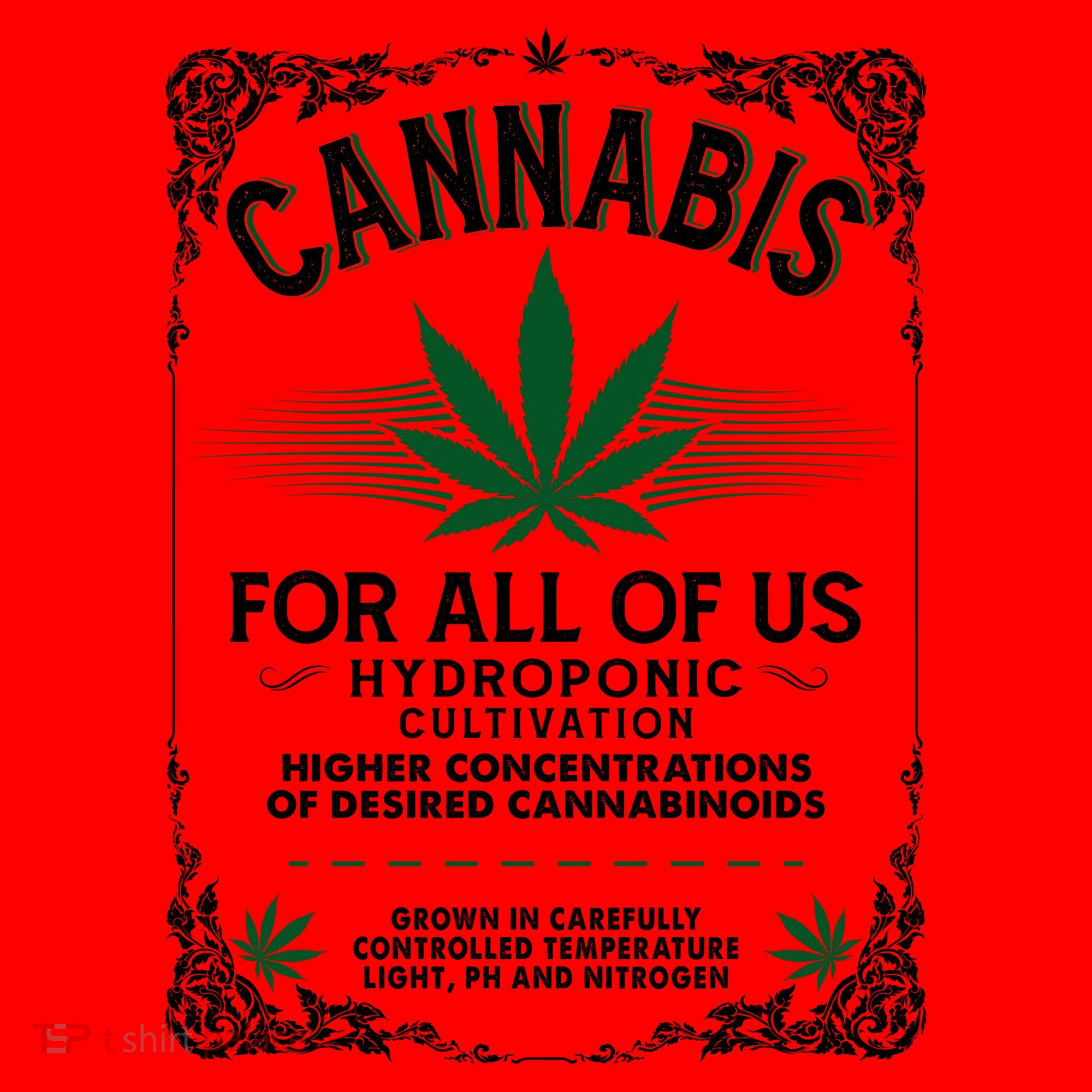 Cannabis For All Of Us Santa Hat