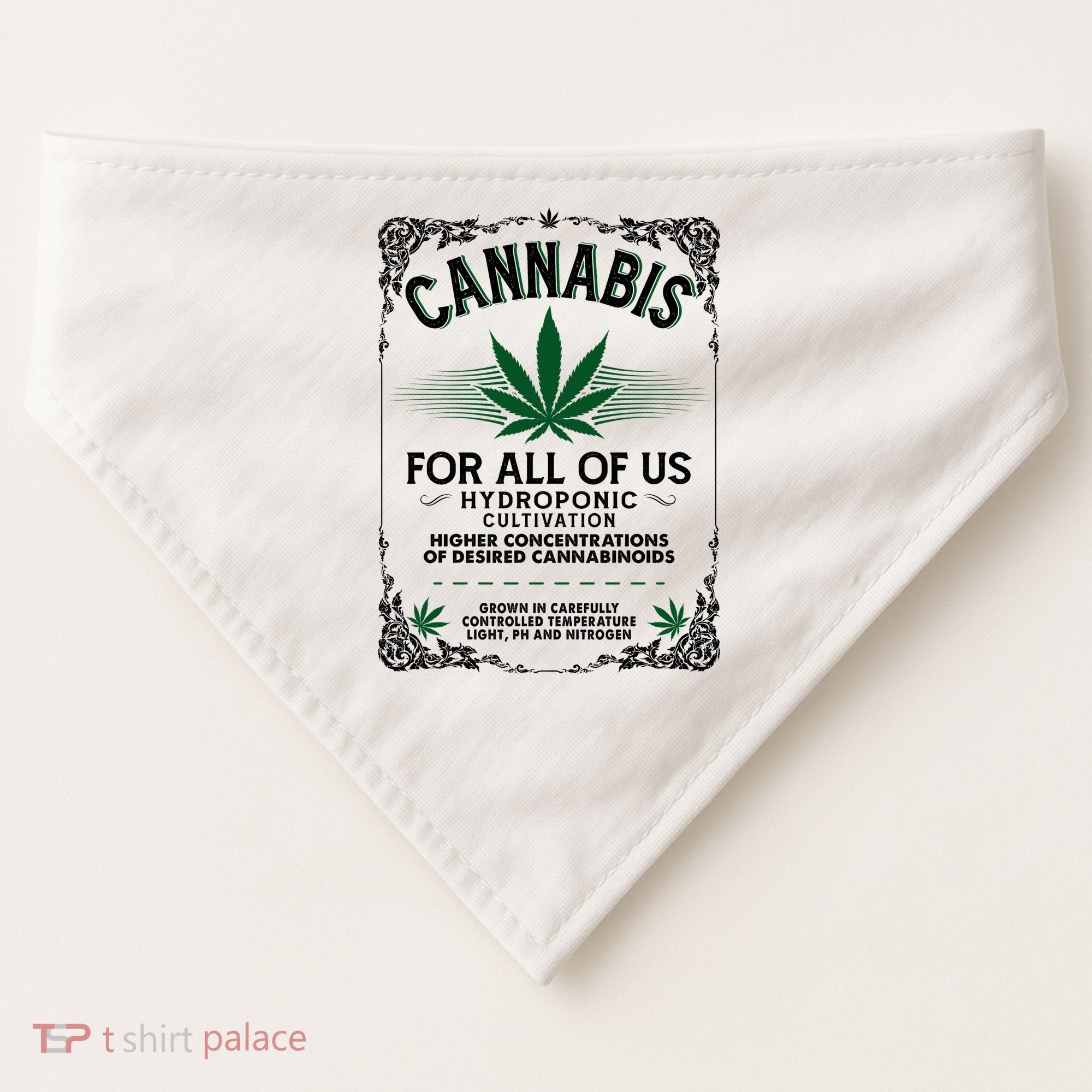 Cannabis For All Of Us USA-Made Doggie Bandana