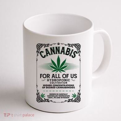 Cannabis For All Of Us Coffee Mug back