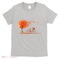 Classic Fall Autumn Season Bicycle T-Shirt thumb 0