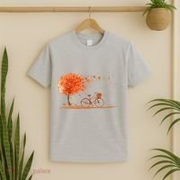 Classic Fall Autumn Season Bicycle T-Shirt thumb 2