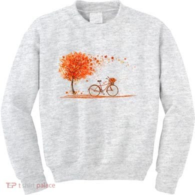 Classic Fall Autumn Season Bicycle Kids Sweatshirt