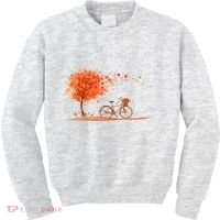 Classic Fall Autumn Season Bicycle Kids Sweatshirt thumb 0
