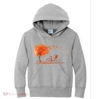 Classic Fall Autumn Season Bicycle Kids Hoodie thumb 0