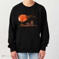 Classic Fall Autumn Season Bicycle Women's Sweatshirt thumb 0