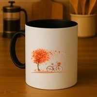 Classic Fall Autumn Season Bicycle Coffee Mug thumb 4