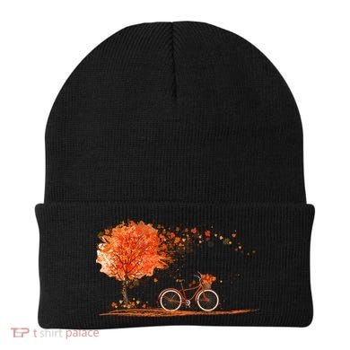 Classic Fall Autumn Season Bicycle Beanie