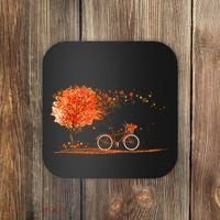 Classic Fall Autumn Season Bicycle Coaster thumb 0