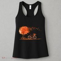 Classic Fall Autumn Season Bicycle Women's Tank Top thumb 3