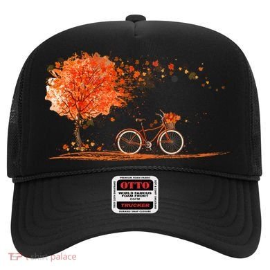 Classic Fall Autumn Season Bicycle Hat