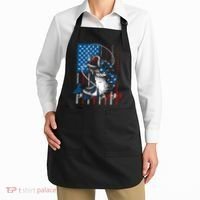 Cool Fishing American Flag Usa Fish Lover Apron thumb 2