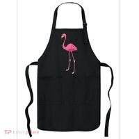 Cute Flamingo Bird Pink Flamingo Apron thumb 0