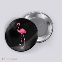 Cute Flamingo Bird Pink Flamingo Button thumb 0