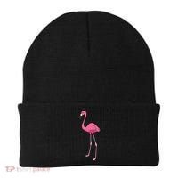 Cute Flamingo Bird Pink Flamingo Beanie thumb 0