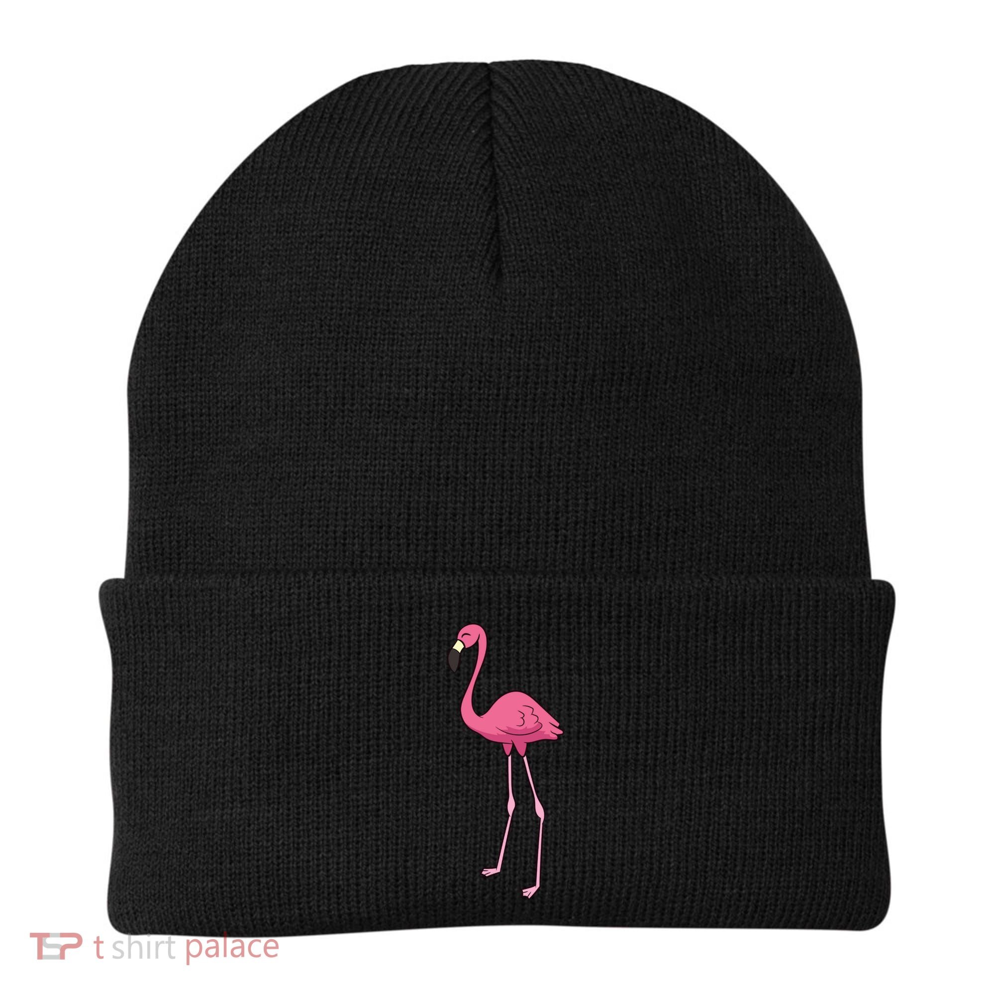 Cute Flamingo Bird Pink Flamingo Beanie