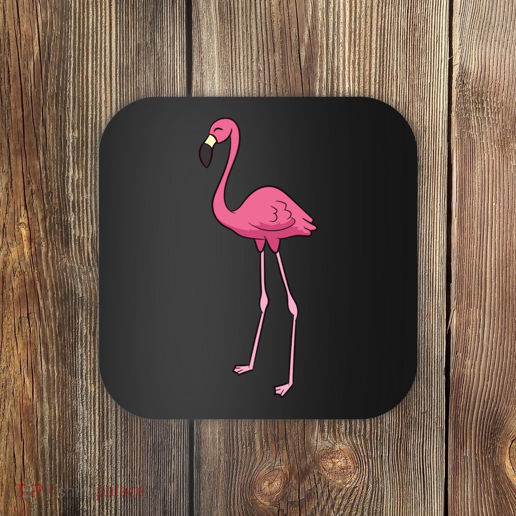Cute Flamingo Bird Pink Flamingo Coaster