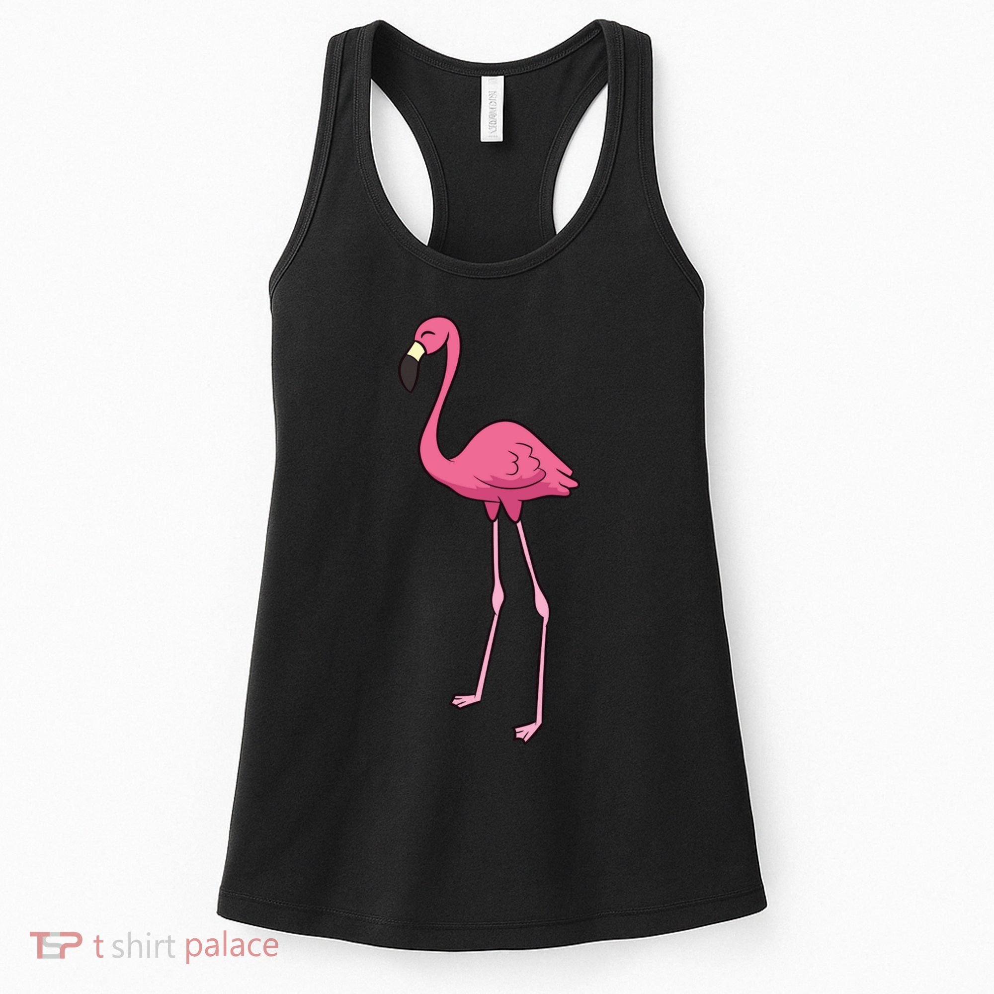 Cute Flamingo Bird Pink Flamingo Women's Tank Top
