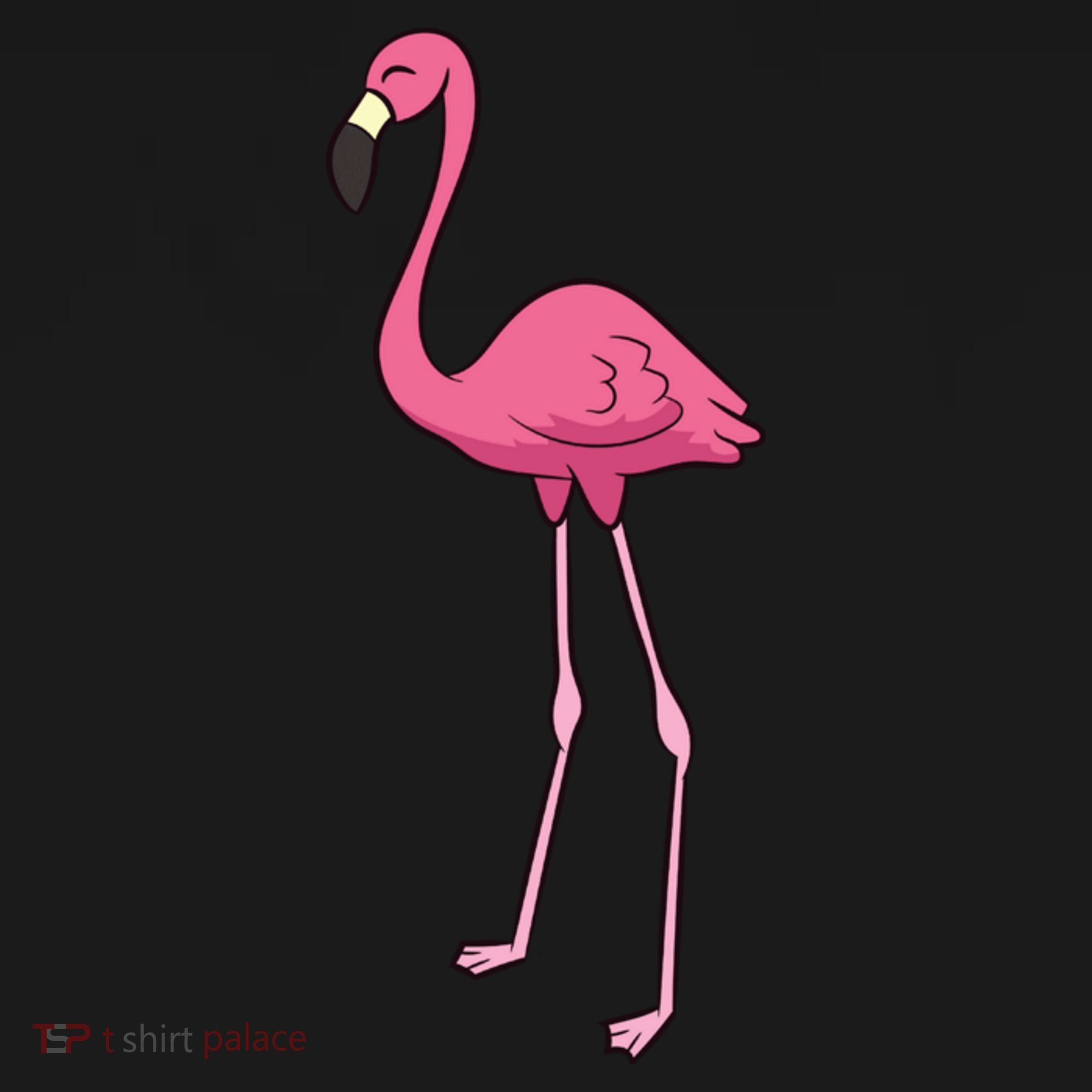Cute Flamingo Bird Pink Flamingo Women's Tank Top
