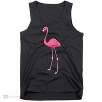 Cute Flamingo Bird Pink Flamingo Tank Top thumb 0