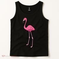 Cute Flamingo Bird Pink Flamingo Tank Top thumb 2