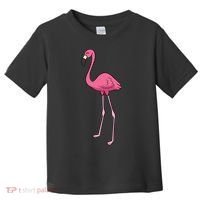 Cute Flamingo Bird Pink Flamingo Toddler T-Shirt thumb 0
