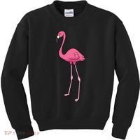 Cute Flamingo Bird Pink Flamingo Kids Sweatshirt thumb 0
