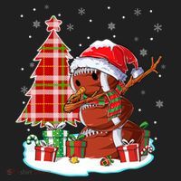 Christmas Football Ball Snow Dabbing Santa Hat Xmas Tree Great Gift Women's Sweatshirt thumb 2