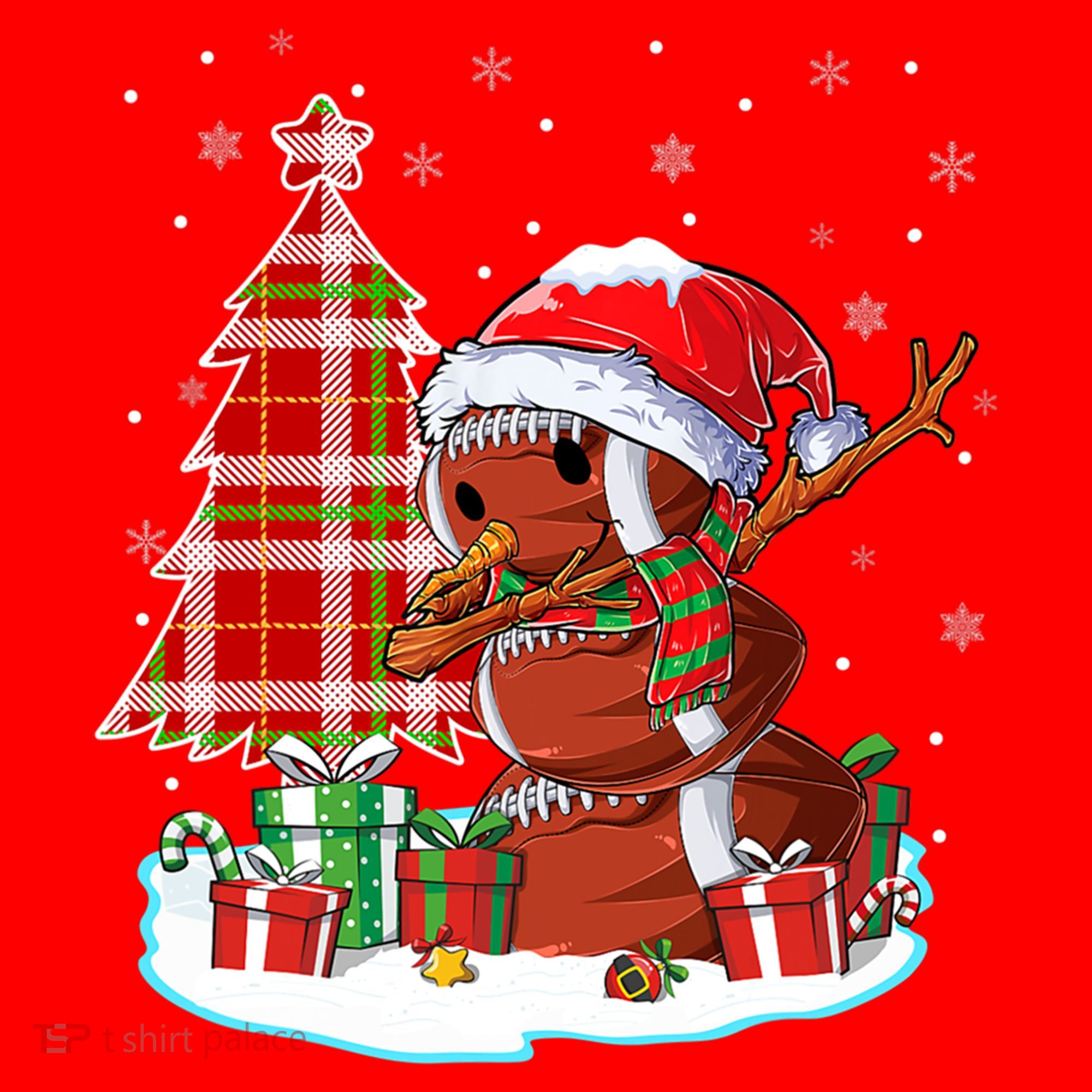Christmas Football Ball Snow Dabbing Santa Hat Xmas Tree Great Gift Santa Hat