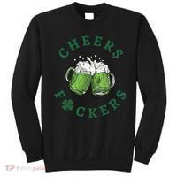 Cheers Fucker Beer Lover Drinking Team Saint Patrick's Day Matching Group Sweatshirt thumb 0