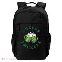 Cheers Fucker Beer Lover Drinking Team Saint Patrick's Day Matching Group Backpack thumb 0