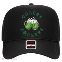 Cheers Fucker Beer Lover Drinking Team Saint Patrick's Day Matching Group Hat thumb 0
