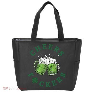 Cheers Fucker Beer Lover Drinking Team Saint Patrick's Day Matching Group Tote Bag