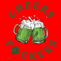 Cheers Fucker Beer Lover Drinking Team Saint Patrick's Day Matching Group Santa Hat thumb 1