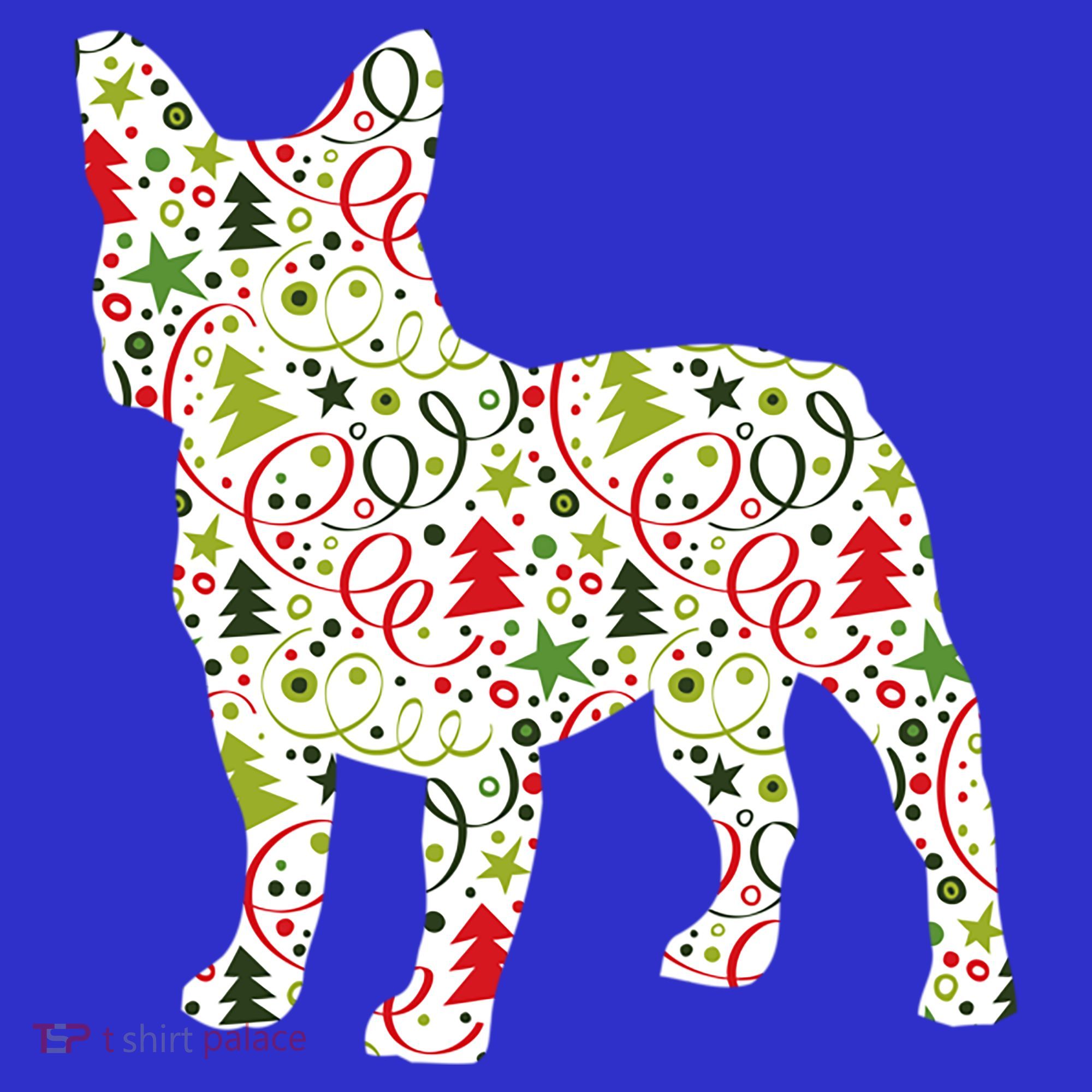 Christmas French Bulldog Dog Wrapping Paper Gift Long Sleeve Shirt