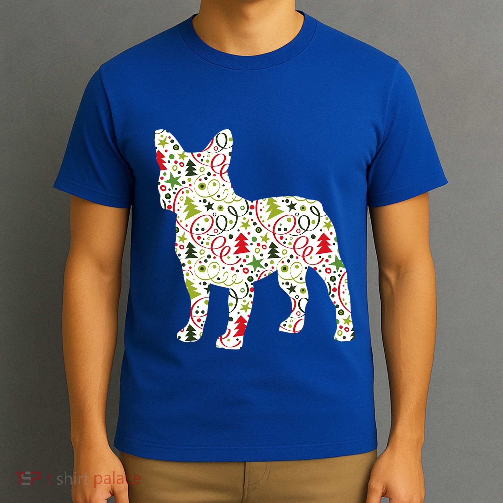 Christmas French Bulldog Dog Wrapping Paper Gift T-Shirt