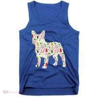 Christmas French Bulldog Dog Wrapping Paper Gift Tank Top thumb 0