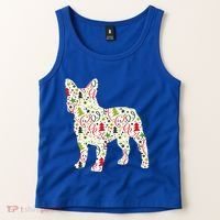 Christmas French Bulldog Dog Wrapping Paper Gift Tank Top thumb 2