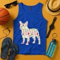 Christmas French Bulldog Dog Wrapping Paper Gift Tank Top thumb 4
