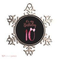 Cute Funny Birthday Girl Cute It's My 10th Birthday 10 Years Old Ornament thumb 0