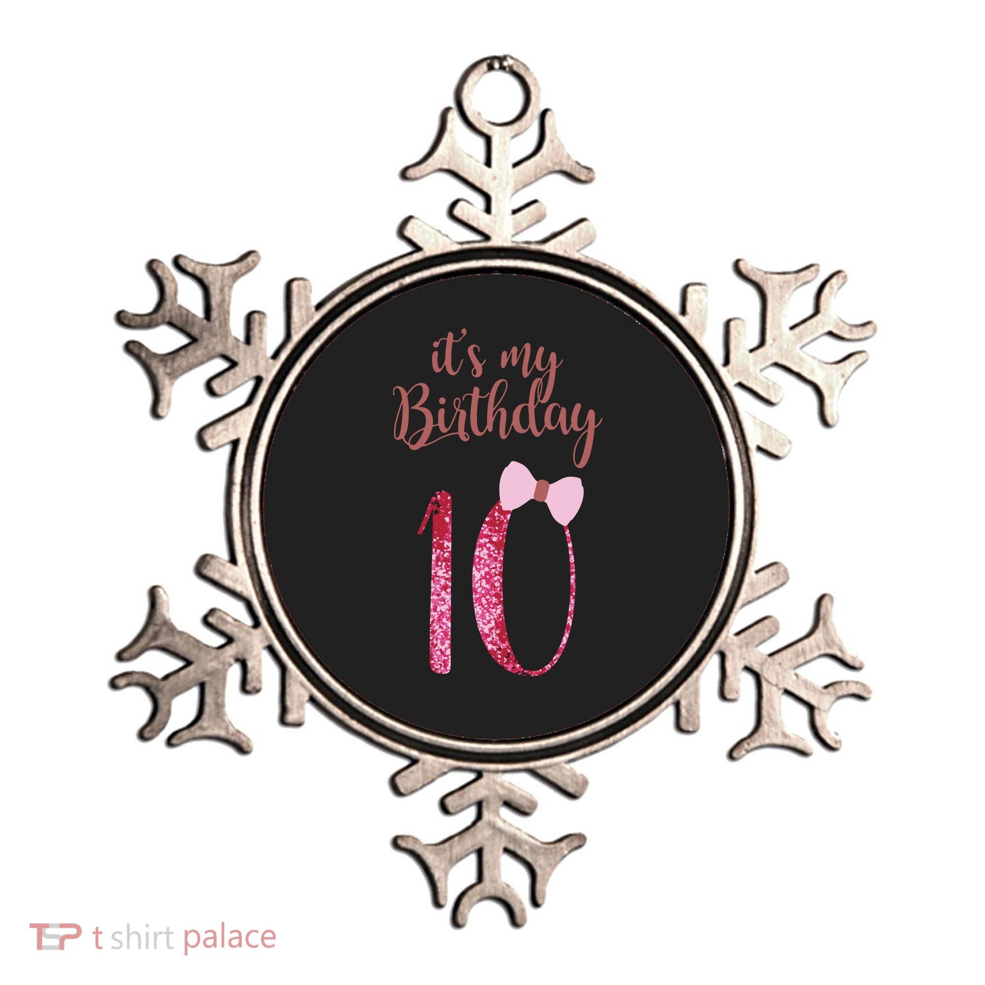 Cute Funny Birthday Girl Cute It's My 10th Birthday 10 Years Old Ornament