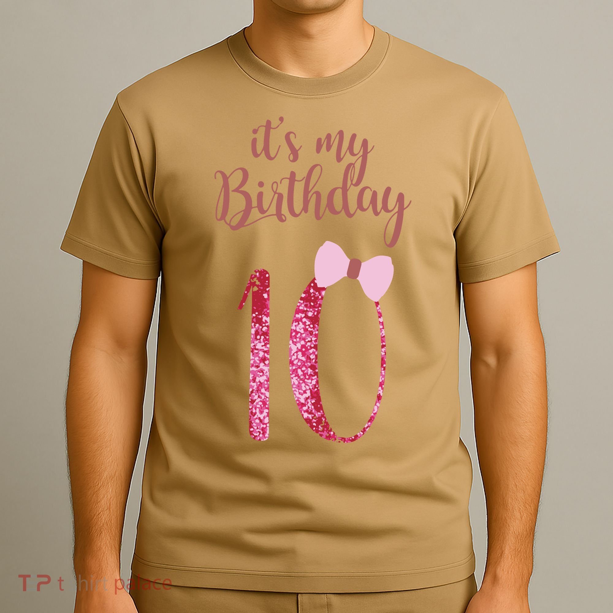 Cute Funny Birthday Girl Cute It's My 10th Birthday 10 Years Old T-Shirt