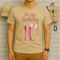 Cute Funny Birthday Girl Cute It's My 10th Birthday 10 Years Old T-Shirt thumb 6
