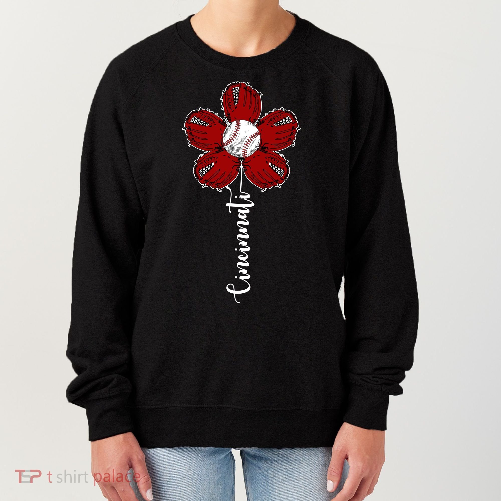 Cincinnati Flower Baseball Women's Sweatshirt