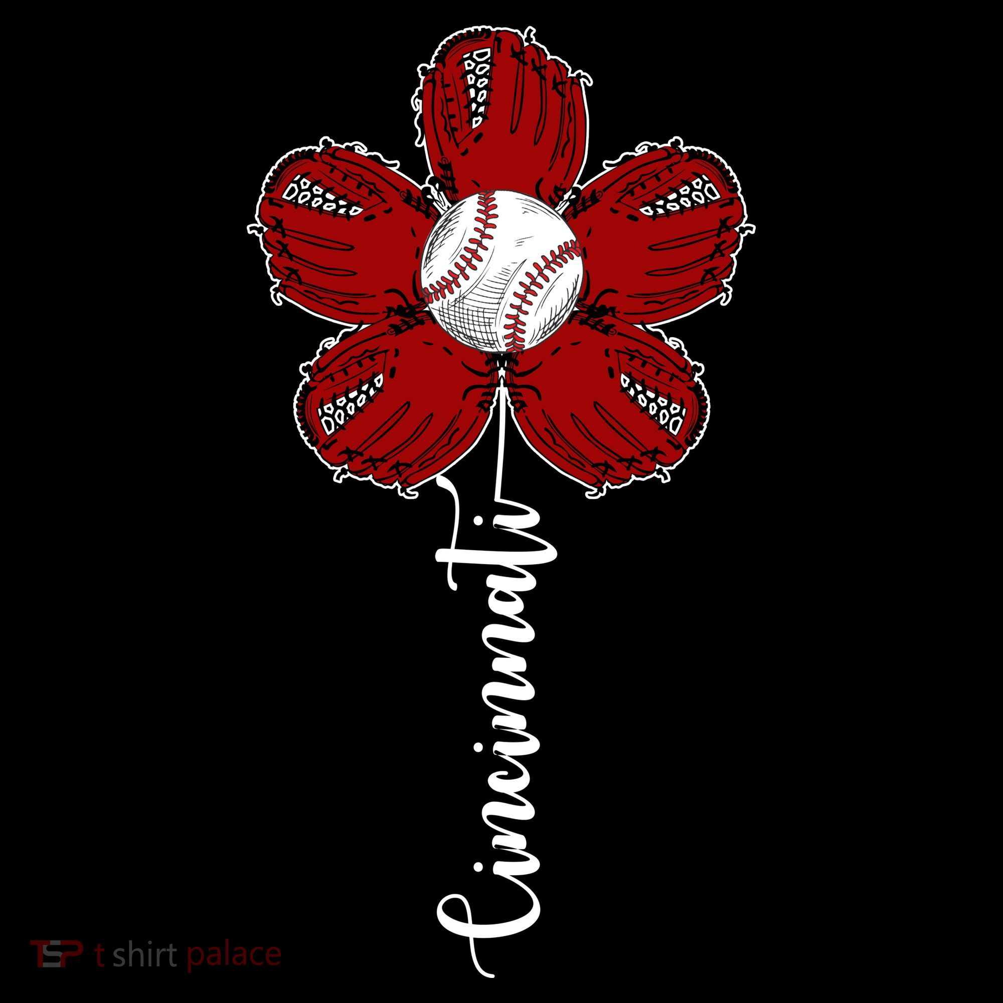 Cincinnati Flower Baseball Doggie Tank